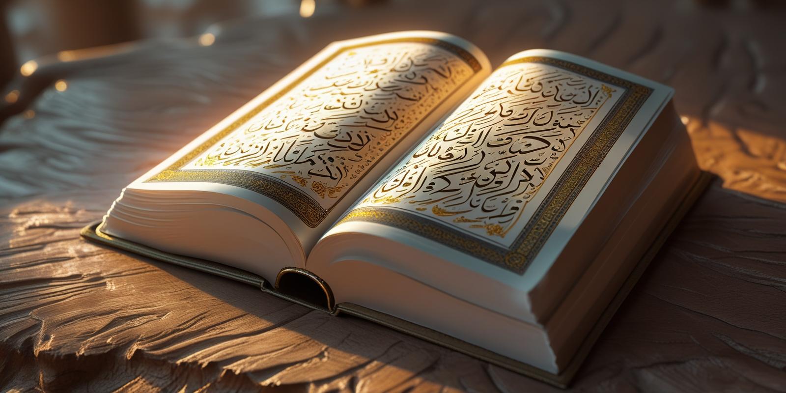 Quran recitation hero background